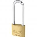 Abus 40mm 55 Series Basic Brass Padlock With 63mm Long Shackle Keyed Alike To Suite 5401