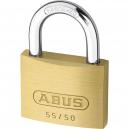 Abus 50mm 55 Series Basic Brass Padlock Keyed Alike To Suite 5501