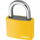 Abus 40mm T65AL Series Aluminium Padlock Yellow
