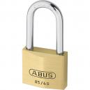 Abus 40mm 85 Series Classic Brass Padlock With 40mm Long Shackle