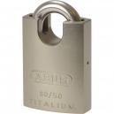 Abus 50mm 90RK Series Titalium Padlock with Stainless Steel Closed Shackle