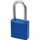 Abus 40mm 72 Series Aluminium Padlock Blue with 40mm Long Shackle Keyed Alike to Suite TT60121