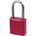 Abus 40mm 72 Series Aluminium Padlock Red with 40mm Long Shackle Keyed Alike to Suite TT0216262