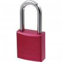 Abus 40mm 72 Series Aluminium Padlock Red with 40mm Long Shackle Keyed Alike to Suite TT0216262