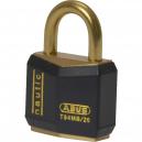 Abus 25mm Black T84 Inox Series Brass Padlock