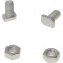 ALM GH003 Aluminium Cropped Head Bolts and Nuts Pack of 20