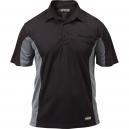 Apache Mens Dry Max Polo T Shirt Black Grey XL