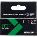 Arrow 214 Staples 6mm 14 Pack of 1000 for JT21 and 21C