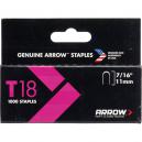 Arrow T18 Staples 11mm 716 Pack of 1000