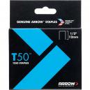 Arrow T50 Staples 12mm 12 Pack of 1250