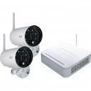 Abus Security TVAC18000 Digital Wireless Monitoring Set Including 2 Wireless Cameras and Recording Console