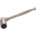 Bi Metal Titanium Scaffold Spanner with Poker Handle 716 Bi Hex Whitworth Steel Socket
