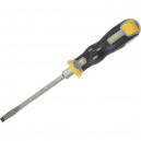 Bahco Tekno 10 x 175mm Flared Slotted Screwdriver with Through Shank