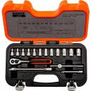 Bahco S160 16 Piece 14 Drive Socket Set