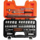 Bahco 38 Piece 38 Drive Socket Set AF and Metric