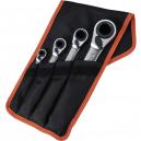 Bahco 4 Piece Reversible Ratchet Spanner Set 8 27mm