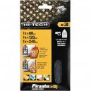 Black and Decker X39092 Piranha Mesh Sanding Sheet 80g Pack of 3 for Velcro Multi Sanders