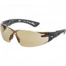 Bolle Rush RUSHPTWI Adjustable Bridge Twilight Safety Glasss with Cord