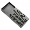 Britool 17 Piece 12 Drive Impact Socket Set 8mm 24mm in Module Tray