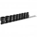 Britool 9 Piece 38 Drive Impact Socket Set 8 19mm