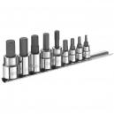 Britool 9 Piece 14 38 Drive Socket Bit Set