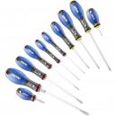 Britool 10 Piece Screwdriver Set Slotted Phillips