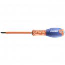 Britool PZ0 x 100mm VDE Insulated 1000v Pozi Screwdriver 205mm