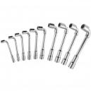 Britool 10 Piece 6 x 12 Point Angled Socket Wrench Set Metric