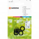 Gardena Replacement ORings 9mm for all OGS Connecting Pieces Pack of 5