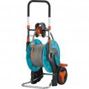 Gardena 60 Metre Hose Cart with 20 Metre SuperFlex Hose Pipe and Connectors 125mm 12