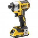 DeWalt DCF887D2 18v Cordless XR Brushless Impact Driver with 2 Lithium Ion Batteries 2ah