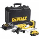 DeWalt DCG412M2 18v Cordless XR Premium Angle Grinder 125mm 5 Disc with 2 Lithium Ion Batteries 4ah