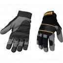 DeWalt Powertool Gel Gloves Black Grey