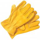 Dickies Mens Unlined Leather Glove Tan Large