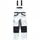 Dickies Mens Industry 260 Bib and Brace White Grey Waist 36 Leg 35