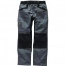 Dickies Mens Industry 260 Work Trousers Grey Black Waist 32 Leg 33