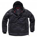 Dickies Mens Thornley Hooded Waterproof Jacket Black 2XL