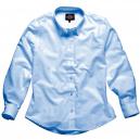 Dickies Mens Oxford Weave Shirt Short Sleeve Blue 20 Collar