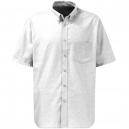 Dickies Mens Oxford Weave Shirt Short Sleeve White 15 Collar