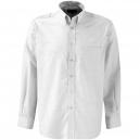Dickies Mens Oxford Weave Shirt Long Sleeve White 15 Collar