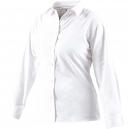 Dickies Ladies Oxford Weave Shirt Long Sleeve White Size 10