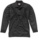 Dickies Mens Long Sleeve Polo Shirt Black 2XL