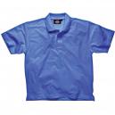 Dickies Mens Short Sleeve Polo Shirt Royal Blue 3XL