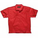 Dickies Mens Short Sleeve Polo Shirt Red Large
