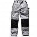 Dickies Mens Grafter Duo Tone 290 Work Trousers Grey Black 30 Waist and 33 Leg