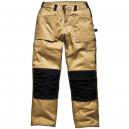 Dickies Mens Grafter Duo Tone 290 Work Trousers Khaki Black 28 Waist and 31 Leg