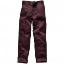 Dickies Mens Redhawk Work Trousers Maroon 28 Waist and 33 Leg