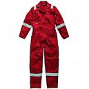 Dickies Mens Lightweight Cotton Overalls Red Medium