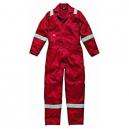 Dickies Mens Cotton Overalls Red Large