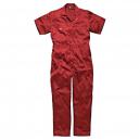 Dickies Mens Lightweight Cotton Short Sleeve Overalls Red 3XL